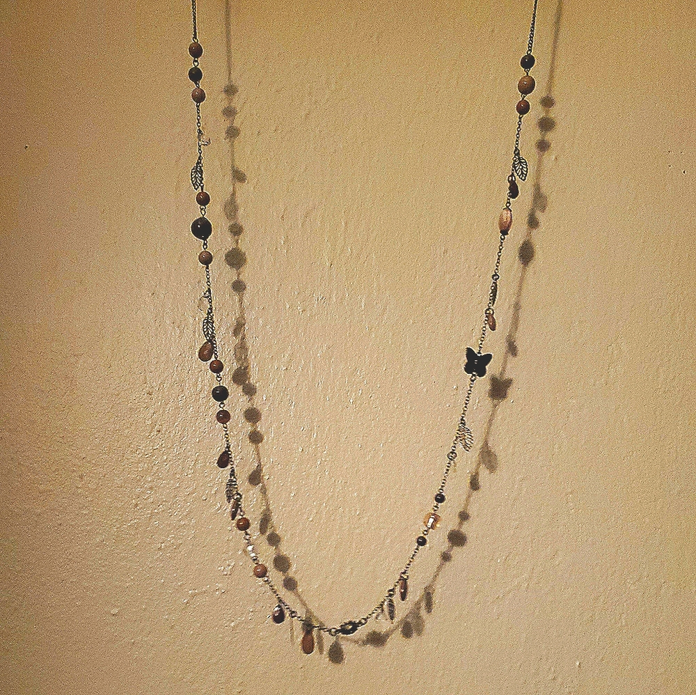 Bronze color necklace 16 inches with extender